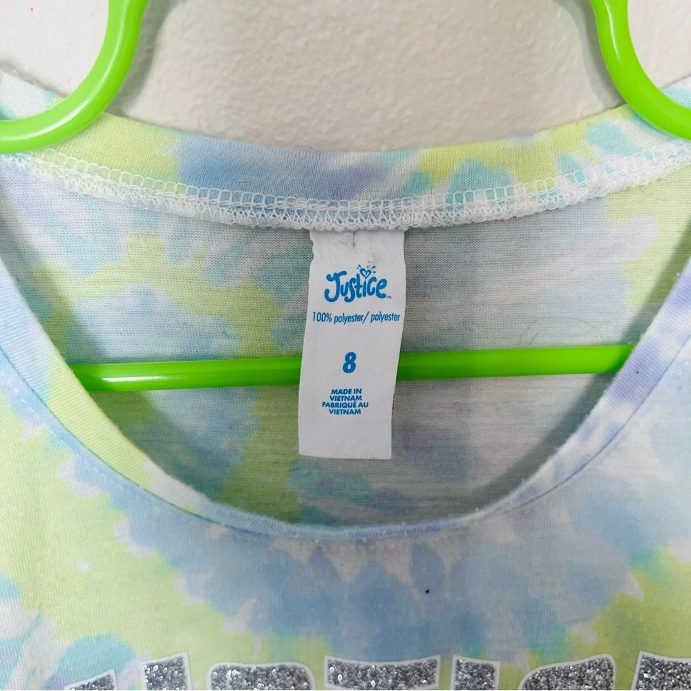 Justice Girls Short Sleeve‎ Tee Tie Dye Size 8